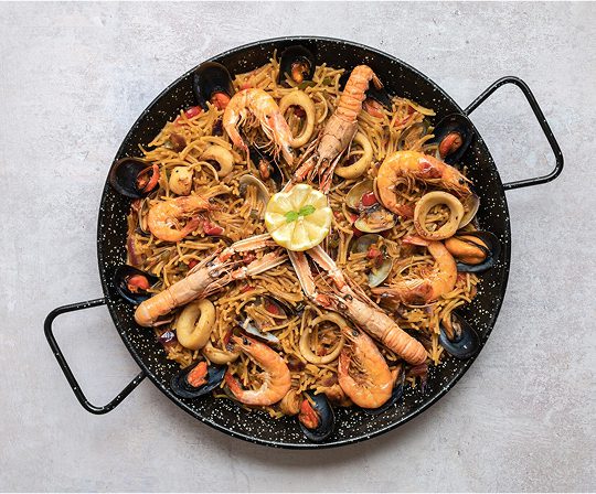 Imagen relacionada a comida marina en Valencia