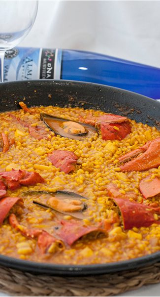 Imagen relacionada a comida marina en Valencia